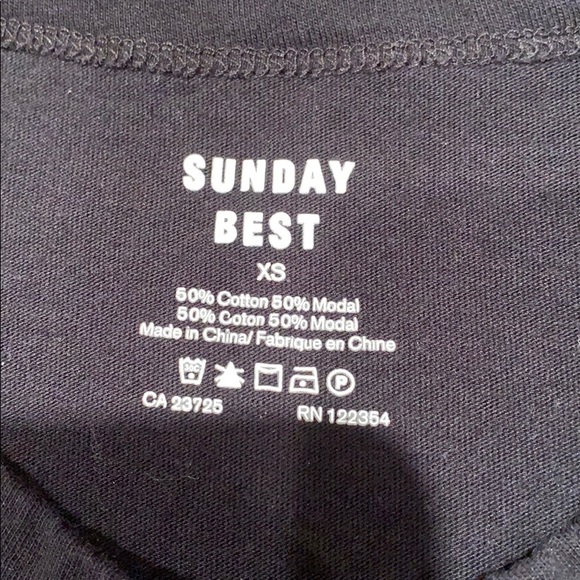 Aritzia Rainbow Embroidered T-Shirt - Picture 5 of 5